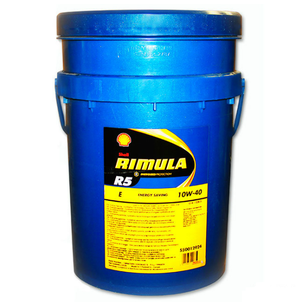 Моторное масло Shell Rimula R5E 10w40 полусинтетическое (20 л)